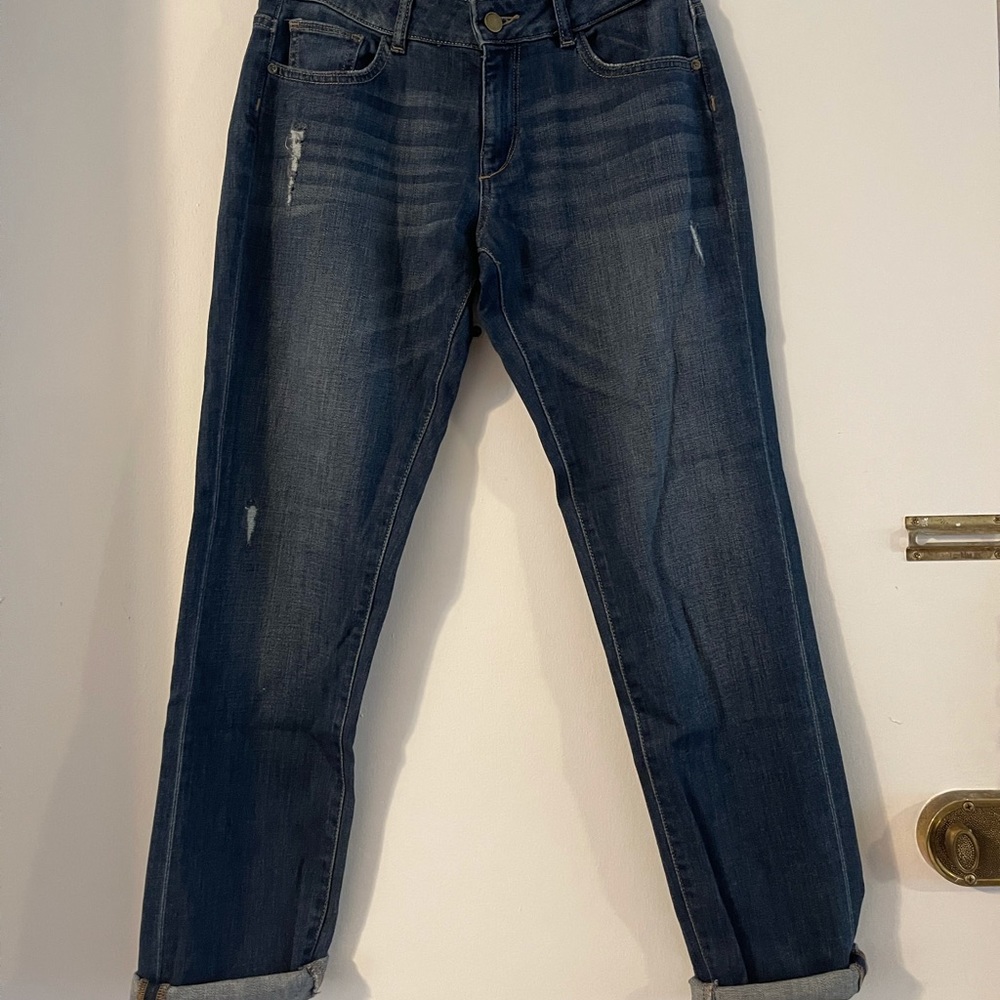 DL1961 Riley Low-rise Boyfriend Cropped Jeans